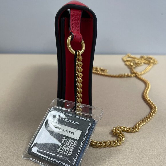 Valentino Garavani Love Lab Dante Paradiso Two Way Bag Red Leather - Preowned - Picture 4 of 13